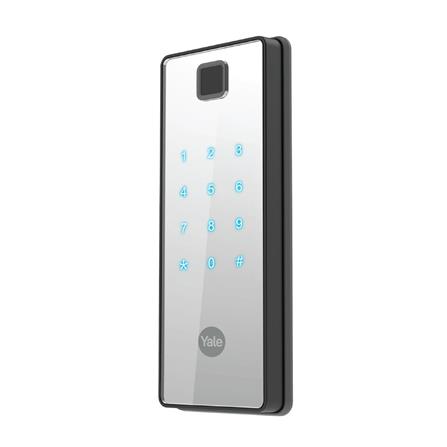 กลอนประตูดิจิตอล YALE REFLECTA BIO V (แนวตั้ง) สีเงิน_1