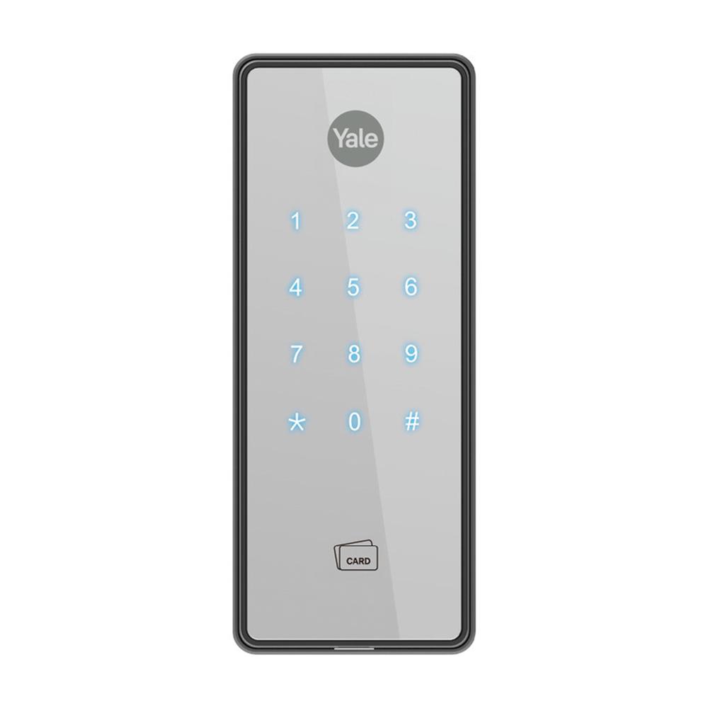 กลอนประตูดิจิตอล YALE REFLECTA H (แนวนอน) สีเงิน