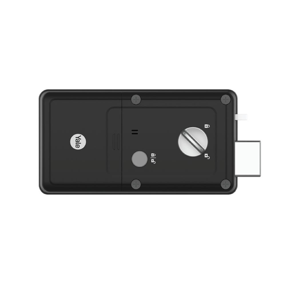 กลอนประตูดิจิตอล YALE REFLECTA H (แนวนอน) สีเงิน