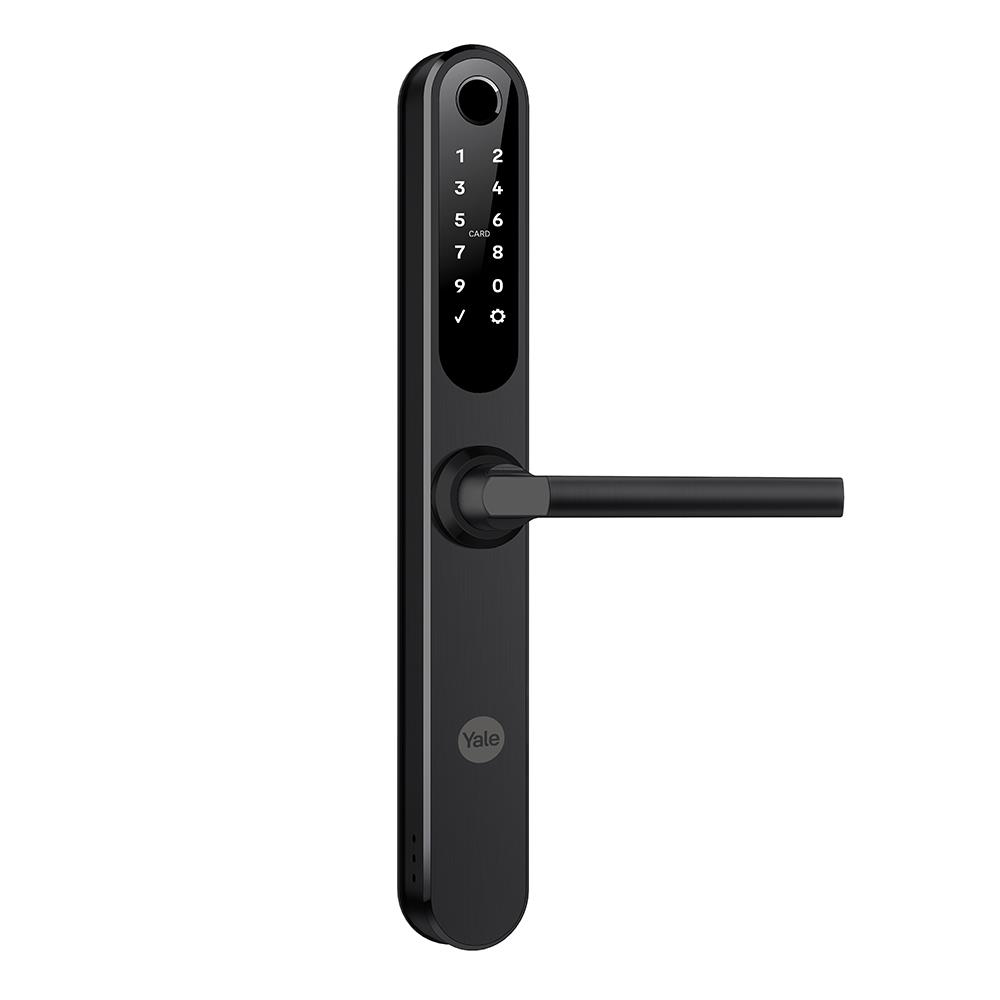 กลอนประตูดิจิตอล YALE YSD100 บานเปิดปิด สีดำ