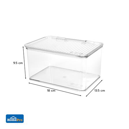 กล่องจัดเก็บในตู้เย็นมีฝา KECH CHILLY SIZE S 13.5X18X9.5 ซม._6