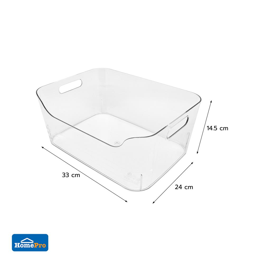 กล่องใสอเนกประสงค์เปิดหน้า KECH HANDY SIZE L 33X24X14.5 ซม.