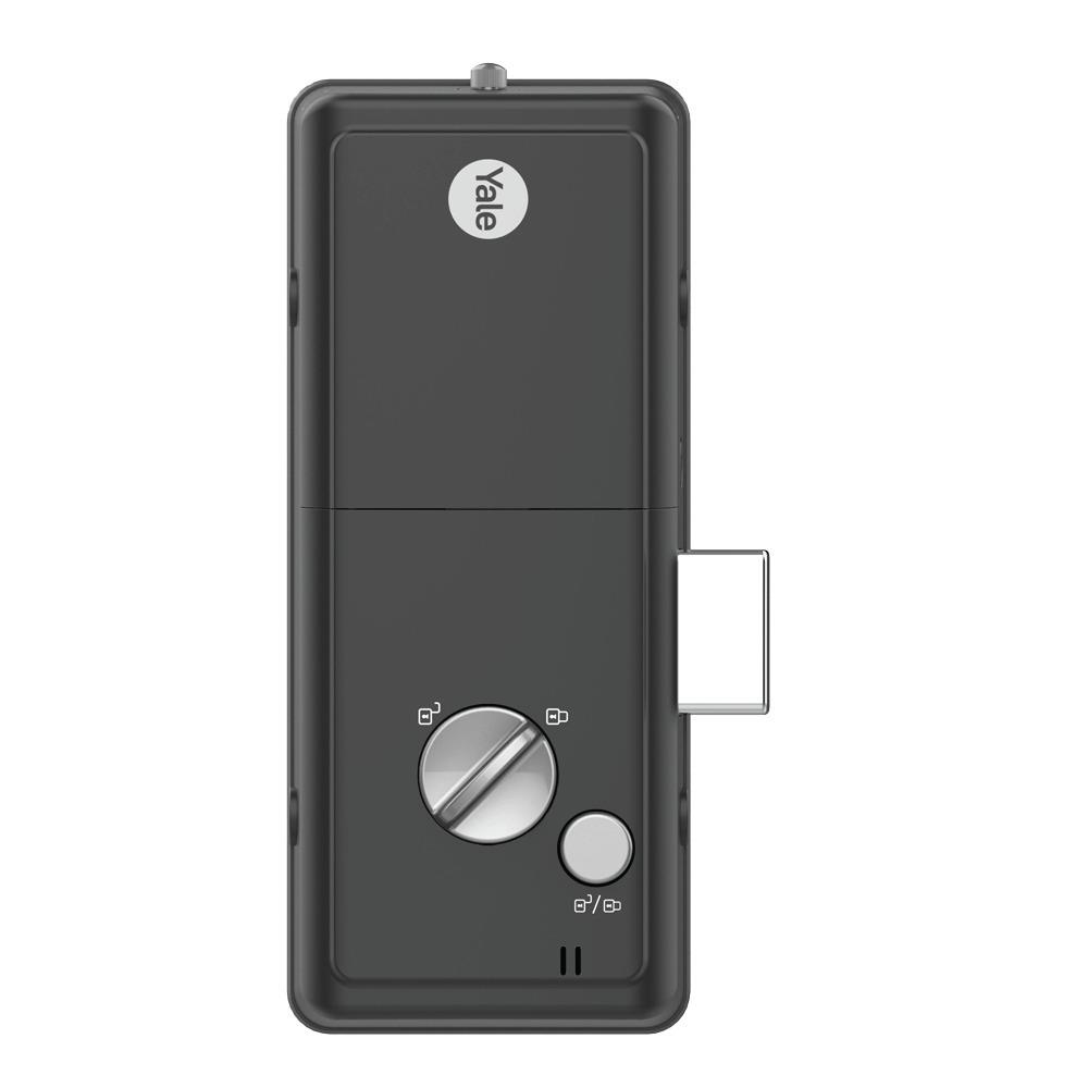 กลอนประตูดิจิตอล YALE REFLECTA V (แนวตั้ง) สีเงิน