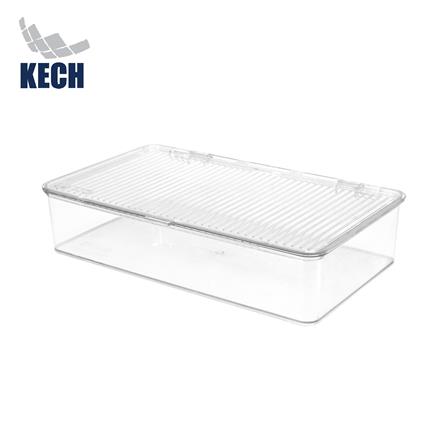 กล่องจัดเก็บในตู้เย็นมีฝา KECH CHILLY SIZE M 16.5X27.5X6 ซม._1