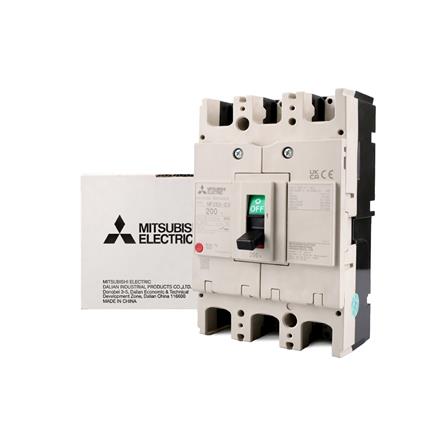 เซอร์กิตเบรกเกอร์ 3 โพล 3 เฟส MITSUBISHI NF250CV 200 แอมป์ 18 KA 380V_2