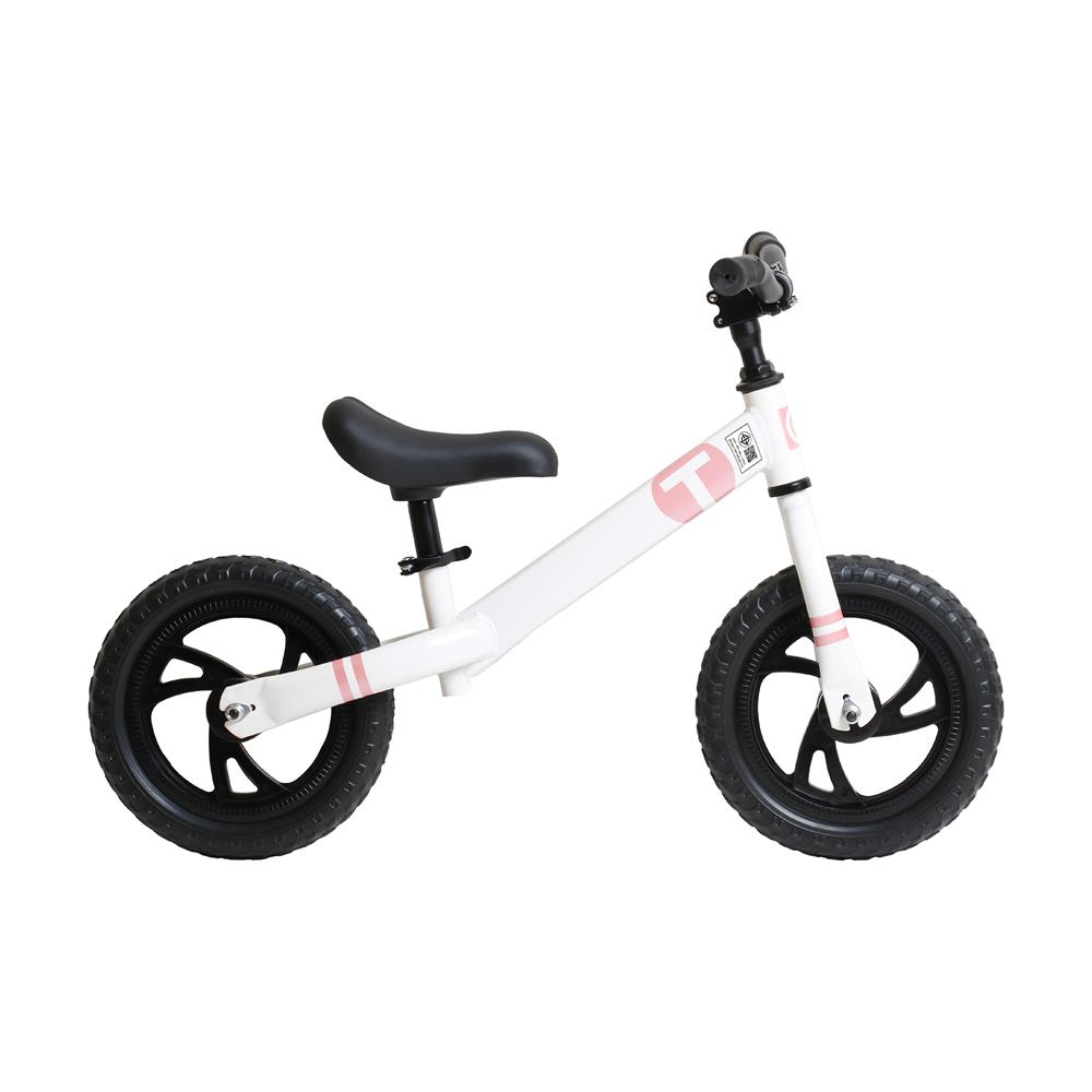 จักรยานทรงตัว 12 นิ้ว QITONG TN21B03 สีขาว/ชมพู