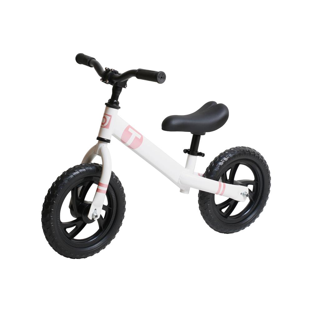 จักรยานทรงตัว 12 นิ้ว QITONG TN21B03 สีขาว/ชมพู