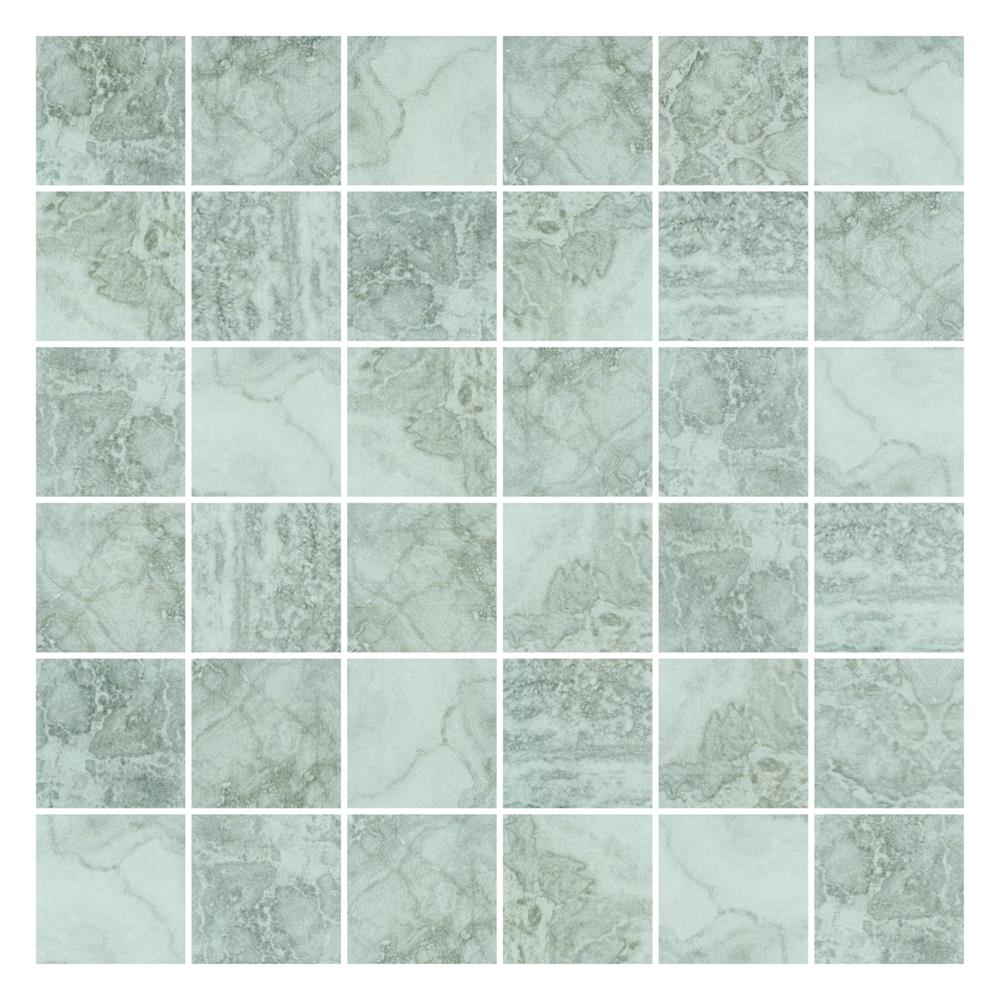 โมเสคพอร์ซเลน 30x30 ซม. TARA OCEAN MIST GREY