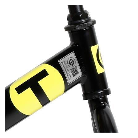 จักรยานทรงตัว 12 นิ้ว QITONG TN21B03 สีดำ/เหลือง_8