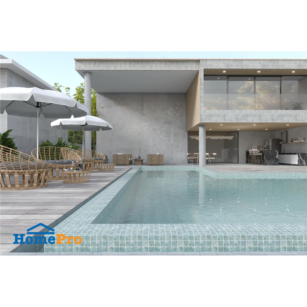 โมเสคพอร์ซเลน 30x30 ซม. TARA OASIS BLUE(48)