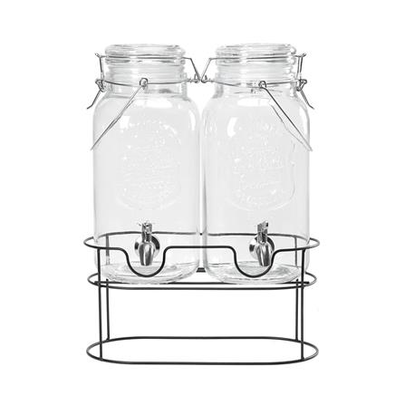 ขวดโหลแก้วมีก๊อกฝาสปริง KECH 3.8 ลิตร (2 ชิ้น/ชุด)_1