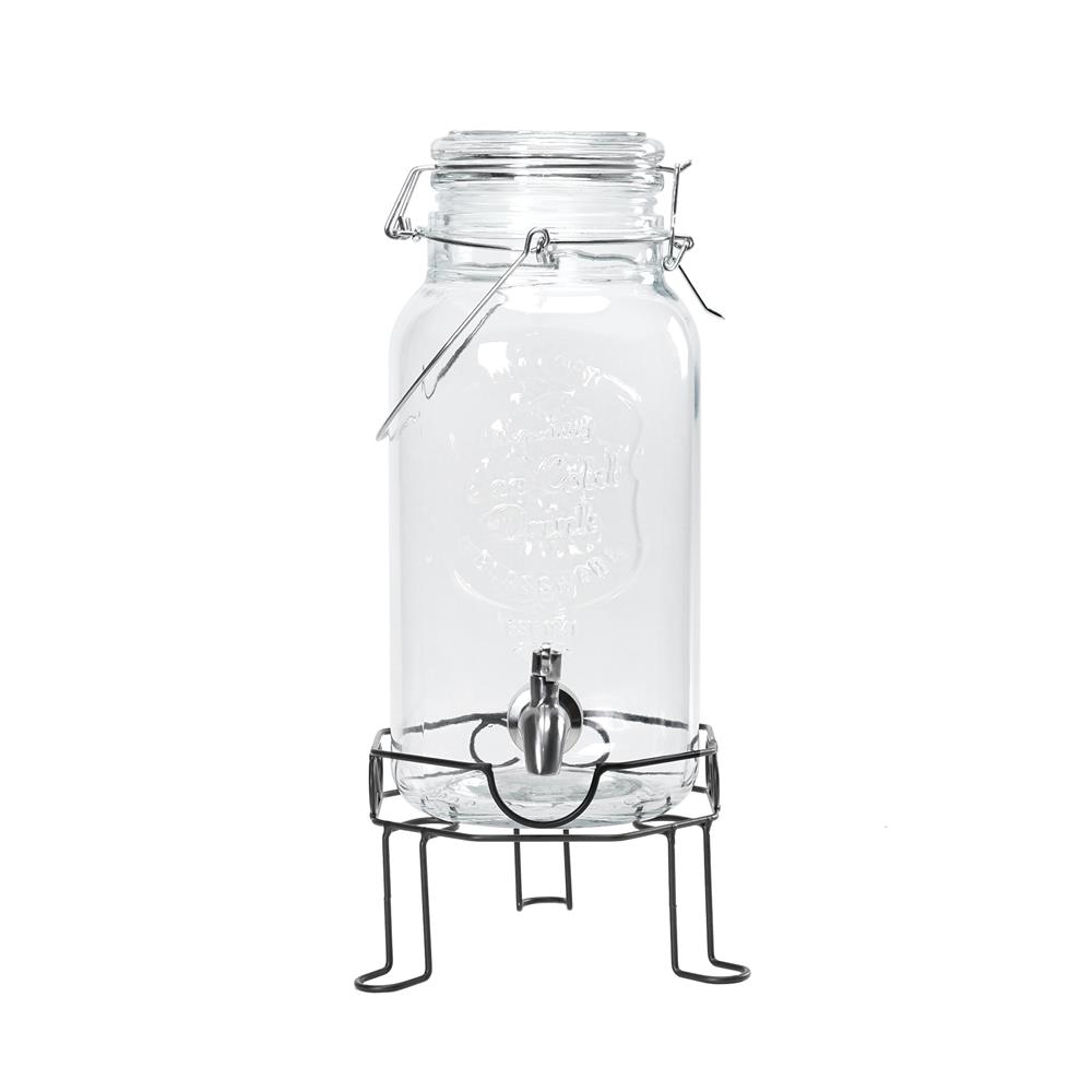 ขวดโหลแก้วมีก๊อกฝาสปริง KECH 3.8 ลิตร