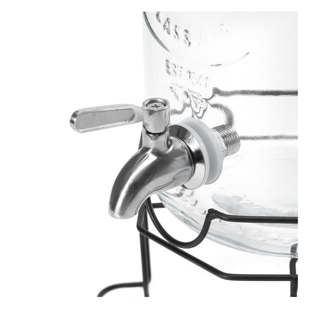 ขวดโหลแก้วมีก๊อกฝาสปริง KECH 3.8 ลิตร