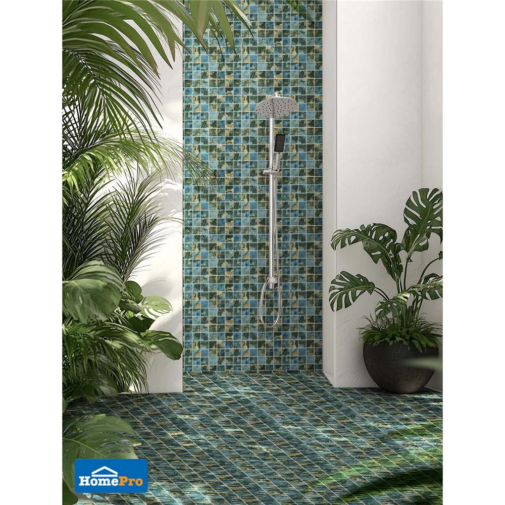 โมเสคพอร์ซเลน 30x30 ซม. TARA OASIS DARK BLUE(48)