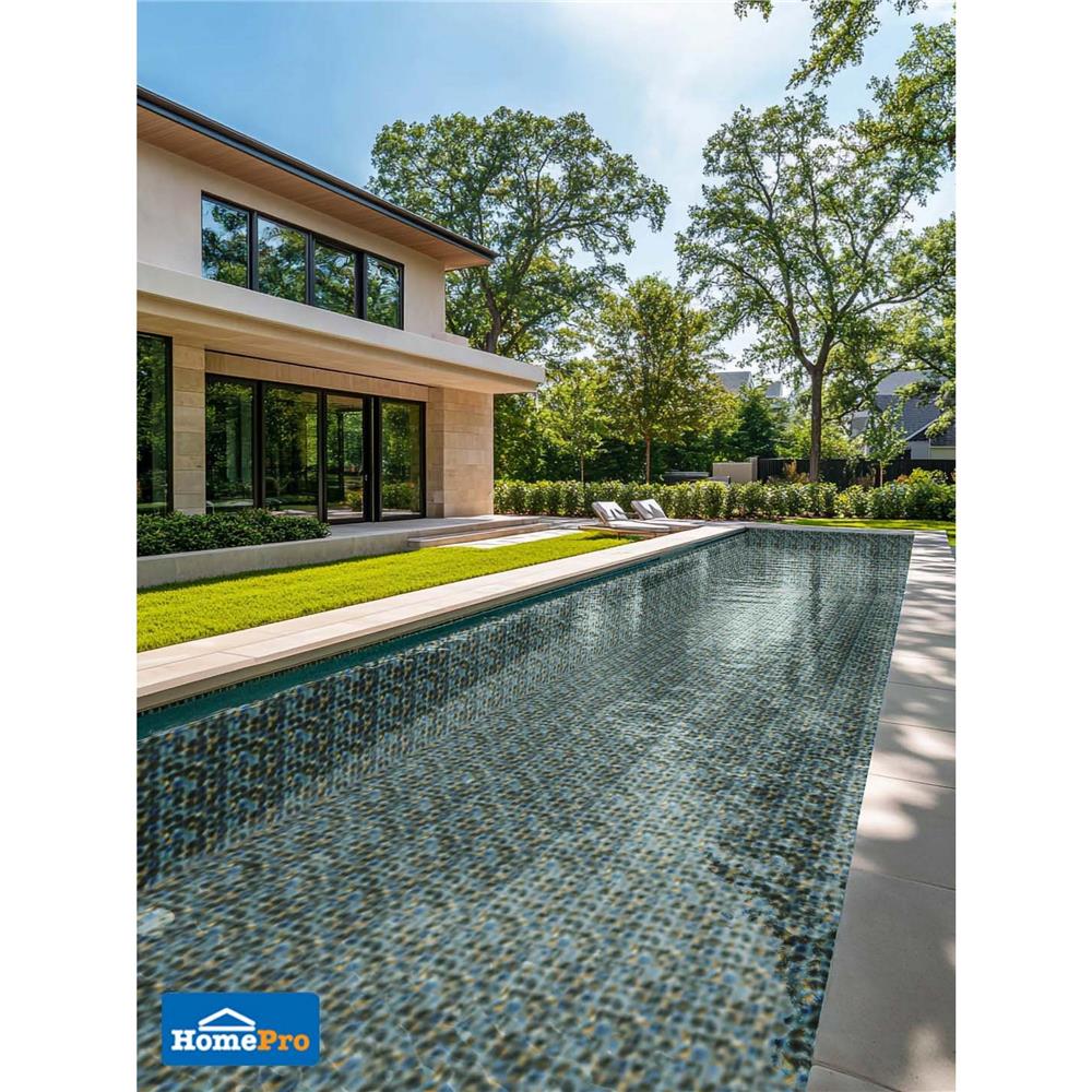 โมเสคพอร์ซเลน 30x30 ซม. TARA OASIS DARK BLUE(48)