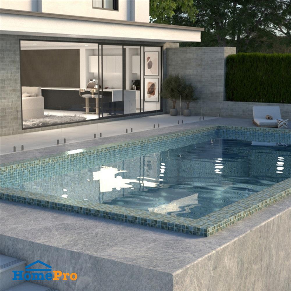 โมเสคพอร์ซเลน 30x30 ซม. TARA OASIS DARK BLUE(48)