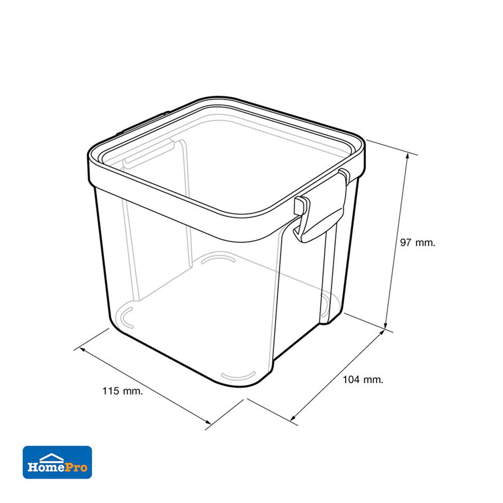 กล่องอาหาร PET KECH TICTAC 670 มล. TQ