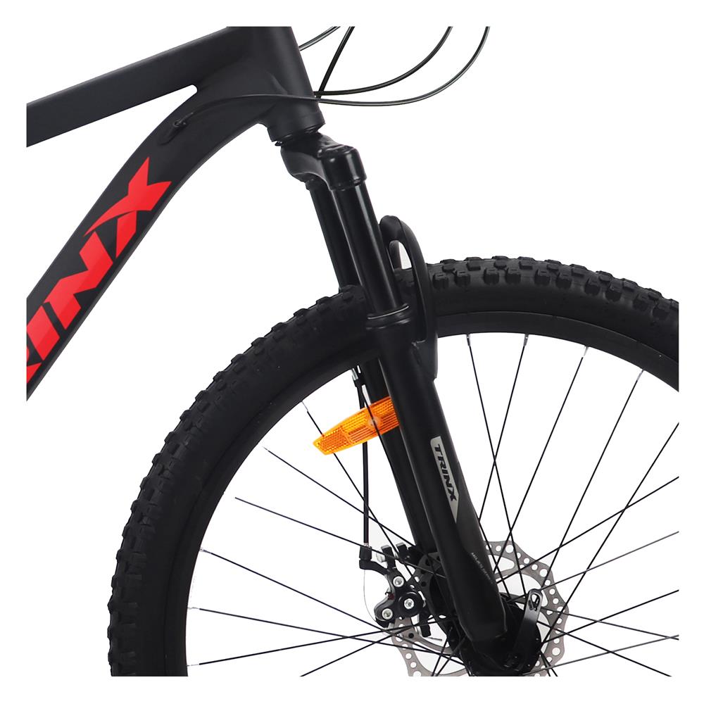จักรยานเสือภูเขา TRINX M088E 27.5 นิ้ว สีดำด้าน/แดง