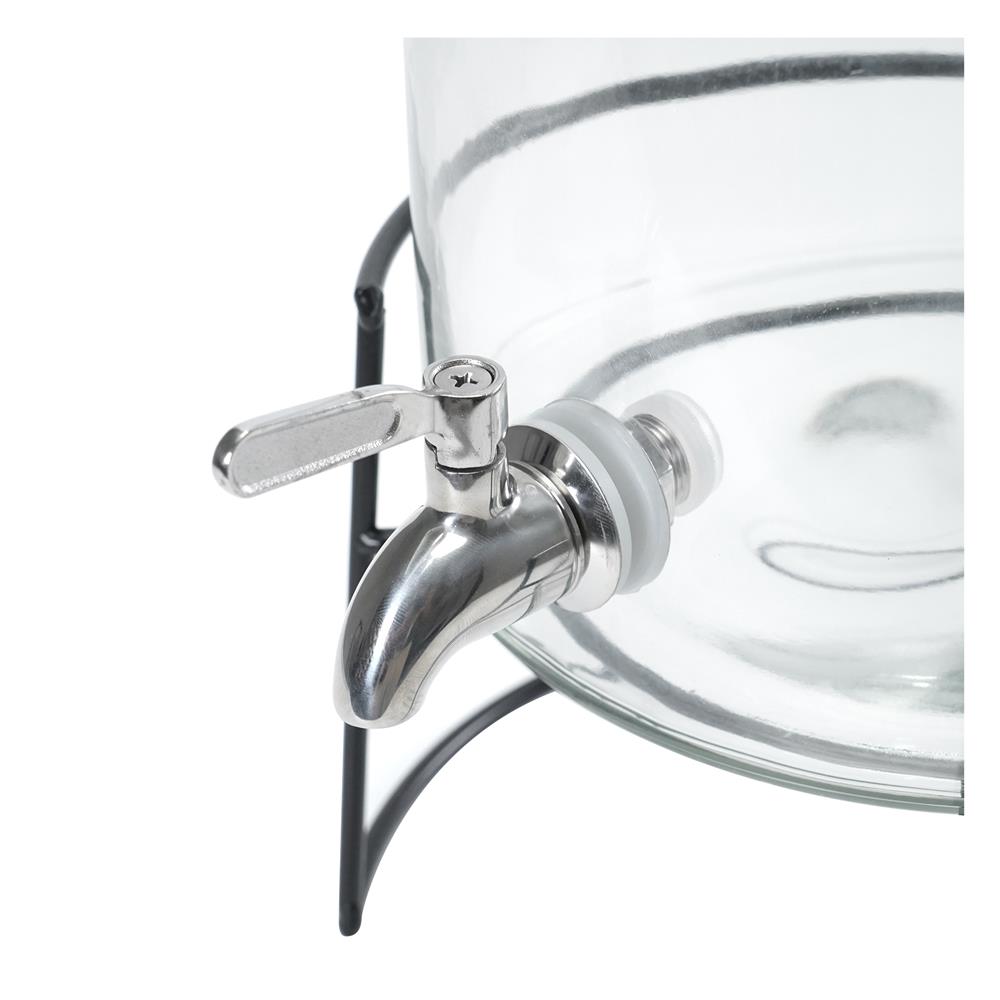 ขวดโหลแก้วมีก๊อกฝาดึง KECH JET IRON RACK 5.5 ลิตร