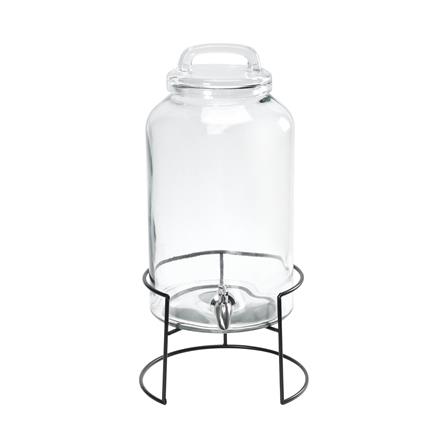 ขวดโหลแก้วมีก๊อกฝาดึง KECH JET IRON RACK 5.5 ลิตร_1