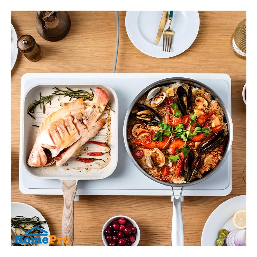 ชุดเตาแม่เหล็กไฟฟ้า HAFELE 495.06.148 สีครีม