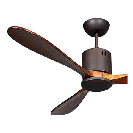 พัดลมไม่มีโคมไฟ CARINI MOONSTAR-25 52 นิ้ว สีดำ/น้ำตาล_1