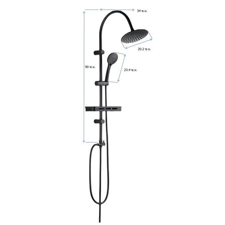 ฝักบัว RAIN SHOWER LUZERN T-9200B/T_6