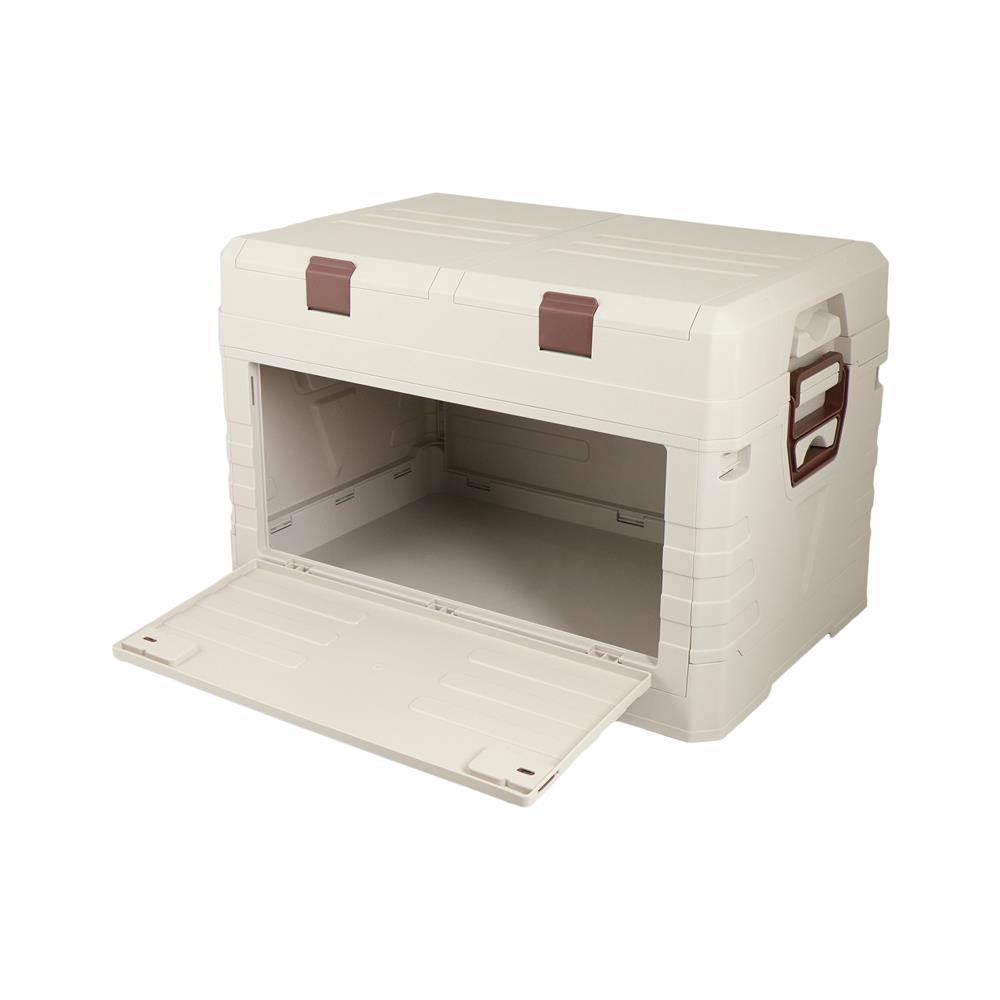 กล่องเก็บของพับได้ STACKO GLAM-C SIZE M 53X35X36 ซม. สีครีม