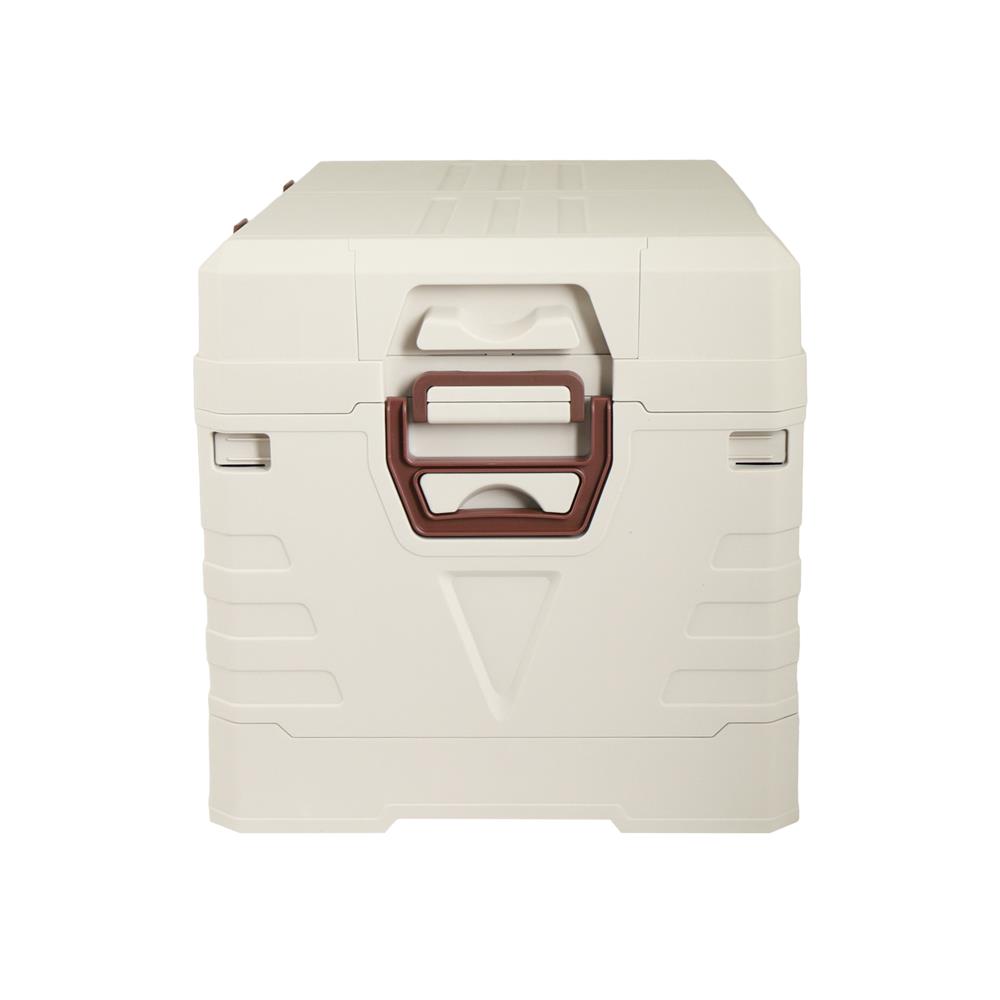 กล่องเก็บของพับได้ STACKO GLAM-C SIZE M 53X35X36 ซม. สีครีม