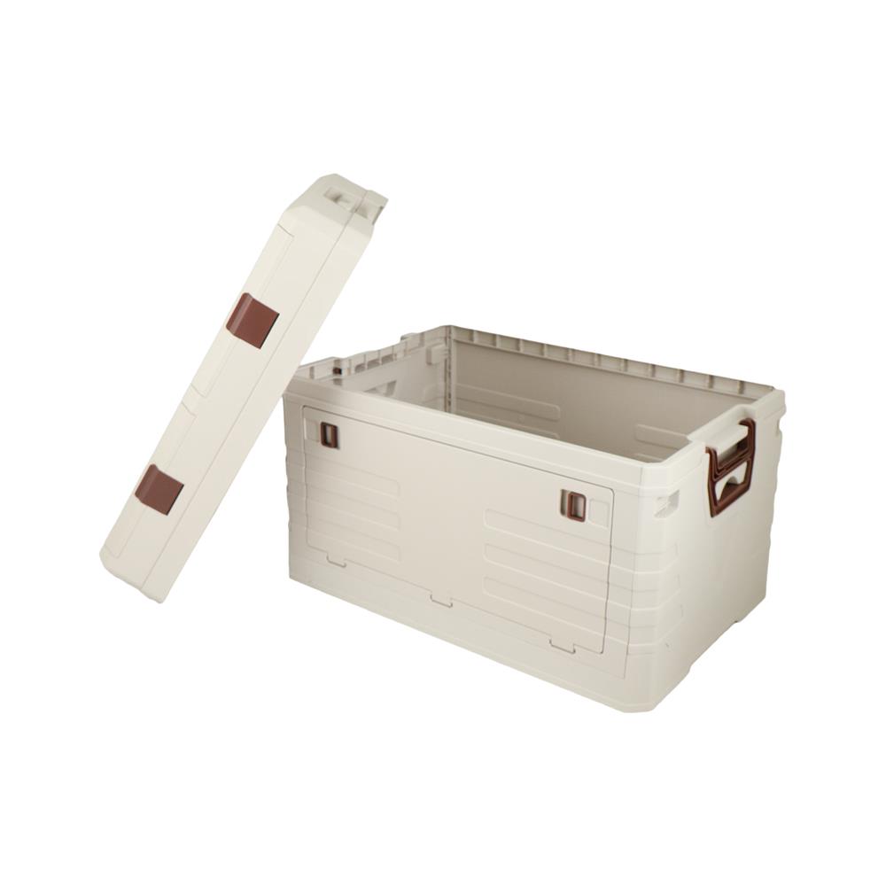 กล่องเก็บของพับได้ STACKO GLAM-C SIZE M 53X35X36 ซม. สีครีม