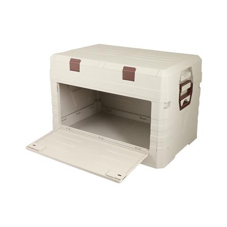 กล่องเก็บของพับได้ STACKO GLAM-C SIZE M 53X35X36 ซม. สีครีม_3