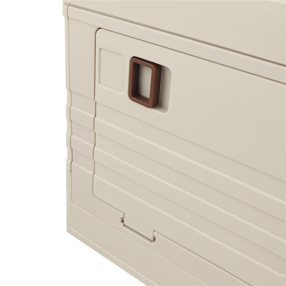 กล่องเก็บของพับได้ STACKO GLAM-C SIZE S 47.5X29.5X30.5 ซม. สีครีม