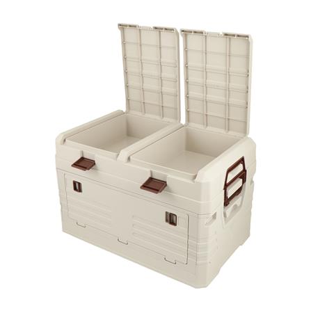 กล่องเก็บของพับได้ STACKO GLAM-C SIZE S 47.5X29.5X30.5 ซม. สีครีม_4