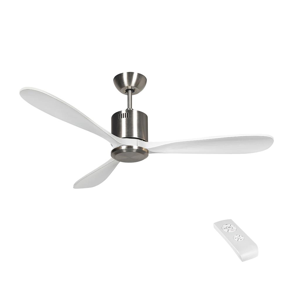 พัดลมไม่มีโคมไฟ CARINI MOONSTAR-26 52 นิ้ว สีขาว/เงิน