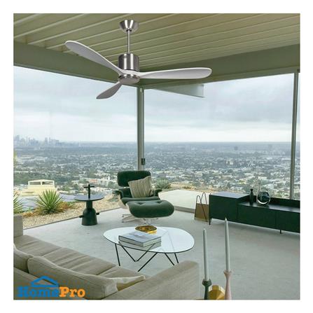 พัดลมไม่มีโคมไฟ CARINI MOONSTAR-26 52 นิ้ว สีขาว/เงิน_2