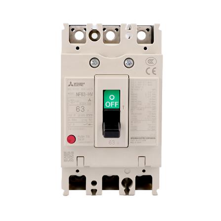 เซอร์กิตเบรกเกอร์ 3 โพล 3 เฟส MITSUBISHI NF63HV 63 แอมป์ 10 KA 380 โวลต์_0
