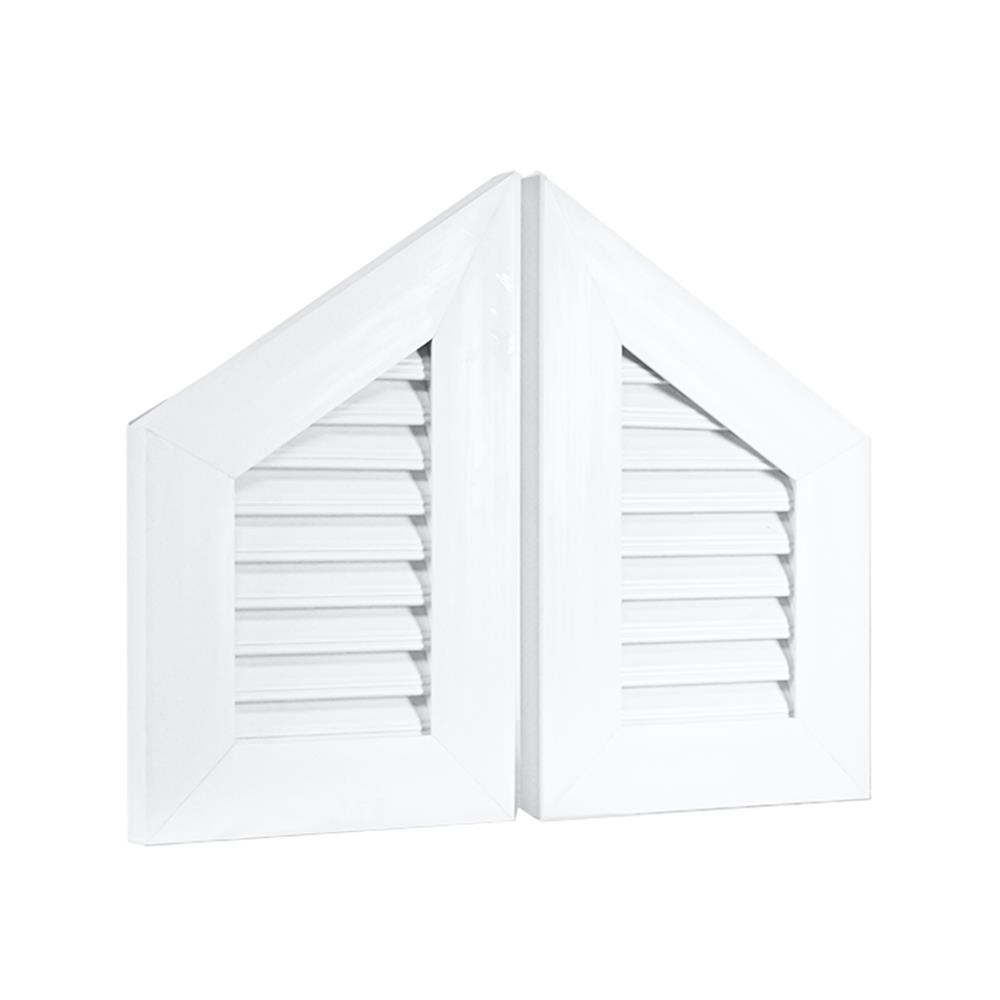 จั่วช่องลม WT IV-01 80x60 ซม. สีขาว