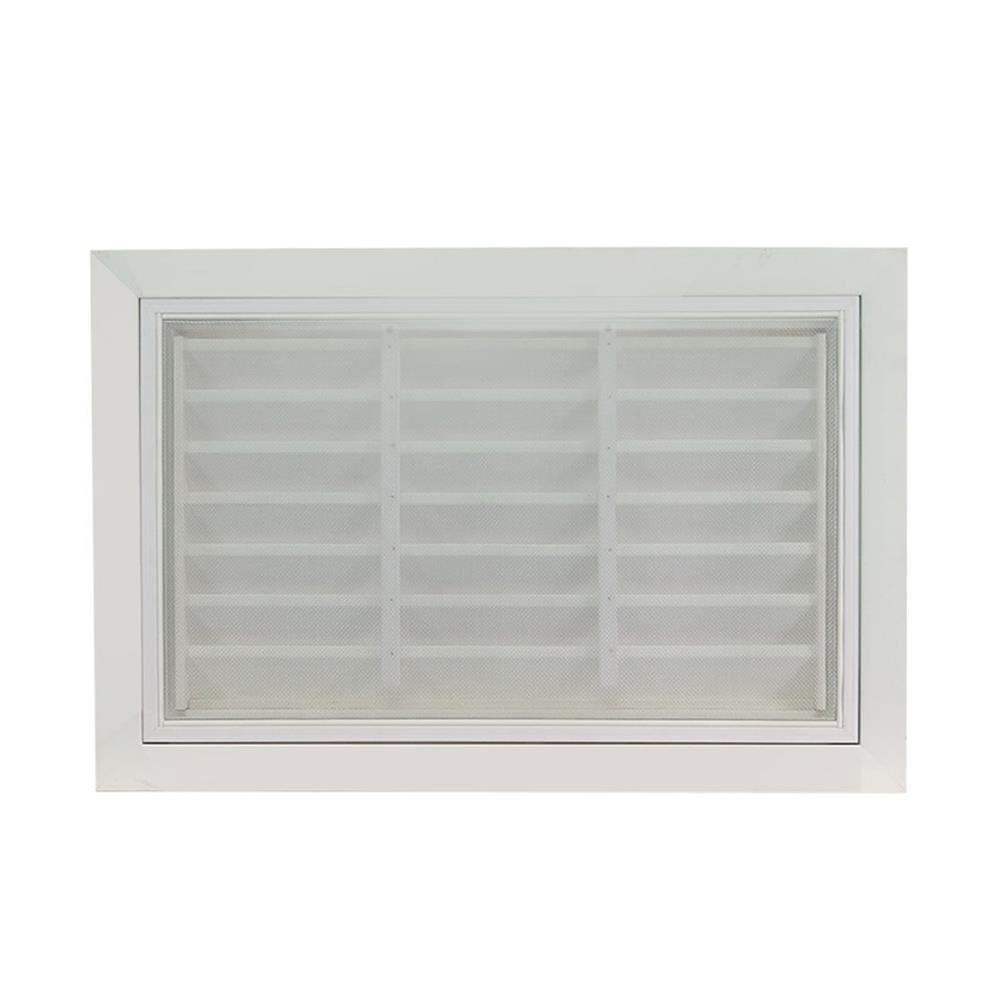 ช่องระบายอากาศแนวนอน WT 60x40 ซม. สีขาว