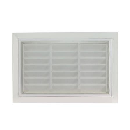 ช่องระบายอากาศแนวนอน WT 60x40 ซม. สีขาว_1