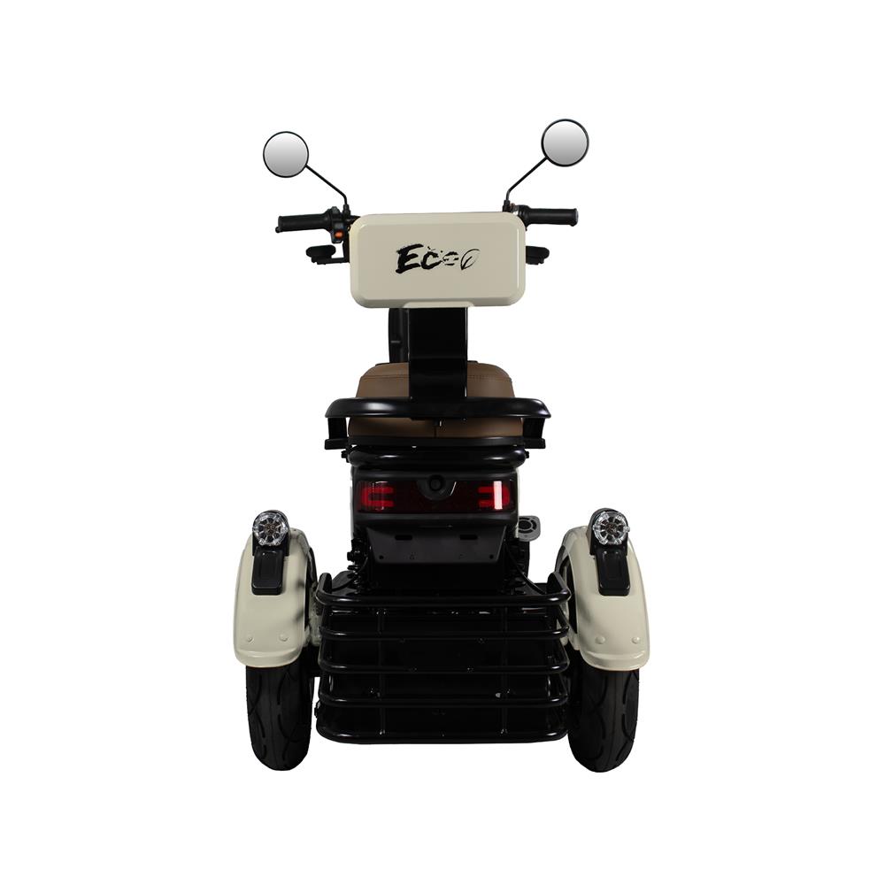 สกู๊ตเตอร์ไฟฟ้า 3 ล้อ EM EM8 สีครีม