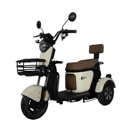 สกู๊ตเตอร์ไฟฟ้า 3 ล้อ EM EM8 สีครีม_3