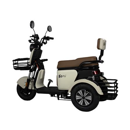 สกู๊ตเตอร์ไฟฟ้า 3 ล้อ EM EM8 สีครีม_6