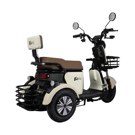 สกู๊ตเตอร์ไฟฟ้า 3 ล้อ EM EM8 สีครีม_7