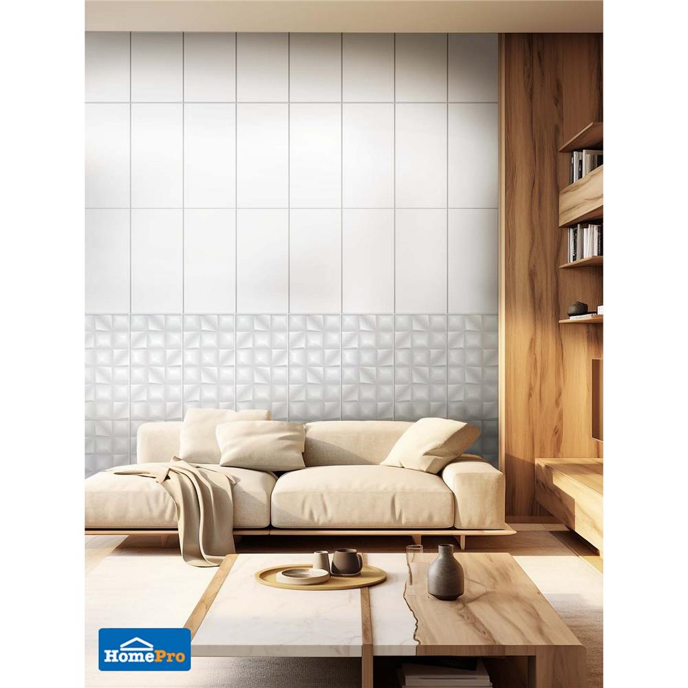 กระเบื้องผนัง 30x60 ซม. DURAGRES ติโต้ ไวท์ A 0.9 ตร.ม.