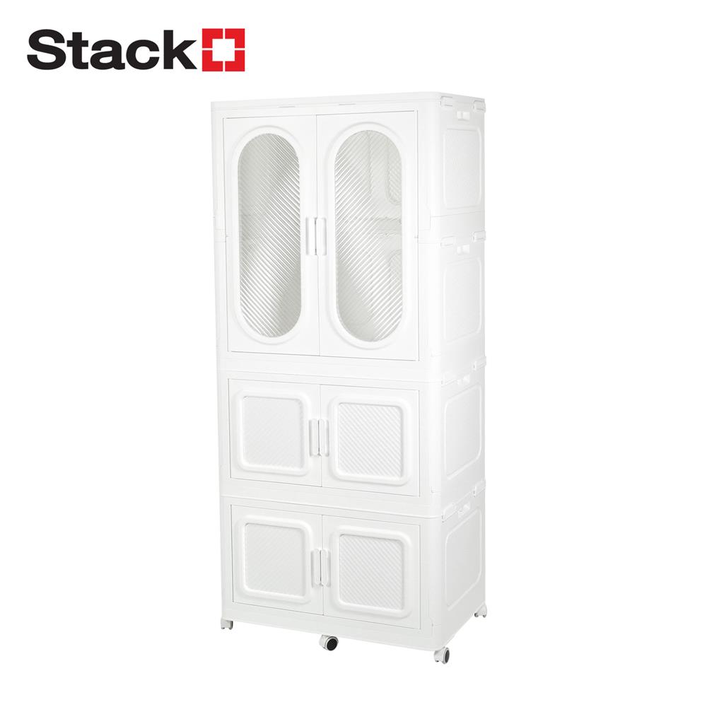 ตู้เสื้อผ้า 3 ชั้น STACKO GRACE 84X52.8X188.6 ซม. สีขาว_0