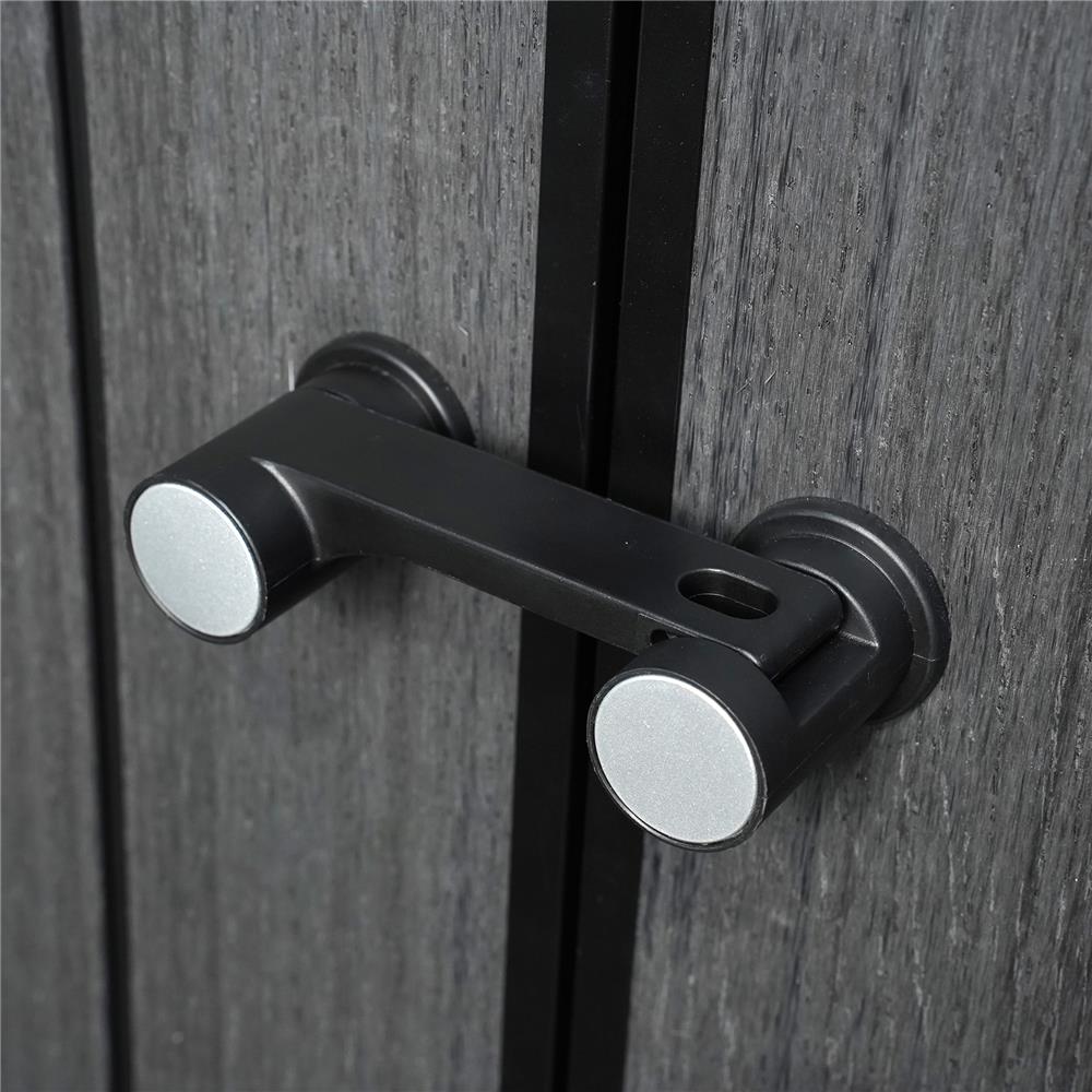 ตู้เก็บของกลางแจ้ง SPRING MA SHU 142X115 ซม. สีเทา/ดำ