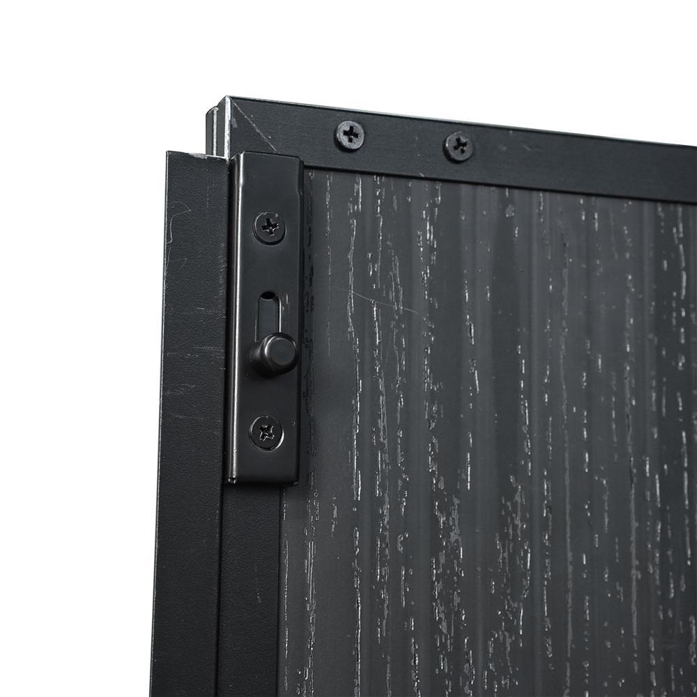ตู้เก็บของกลางแจ้ง SPRING MA SHU 142X115 ซม. สีเทา/ดำ