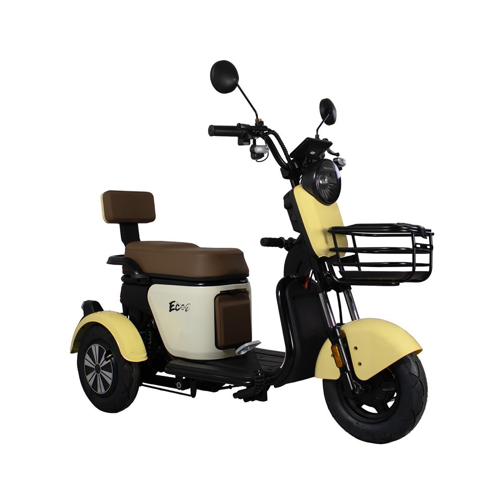 สกู๊ตเตอร์ไฟฟ้า 3 ล้อ EM EM8 สีเหลือง