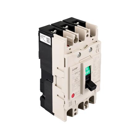 เซอร์กิตเบรกเกอร์ 3 โพล 3 เฟส MITSUBISHI NF63HV 32 แอมป์ 10 KA 380 โวลต์_1