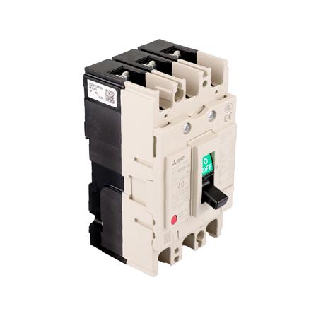 เซอร์กิตเบรกเกอร์ 3 โพล 3 เฟส MITSUBISHI NF63HV 40 แอมป์ 10 KA 380 โวลต์_1